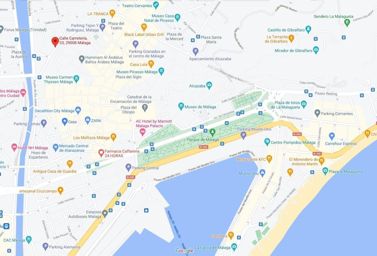 Ferienwohnung Marinac33 Precioso Apartamento Con Piscina En El Centro De Málaga Exterior foto